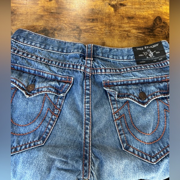Men size 40 true religion jeans, brown thread, Ricky - Picture 1 of 4